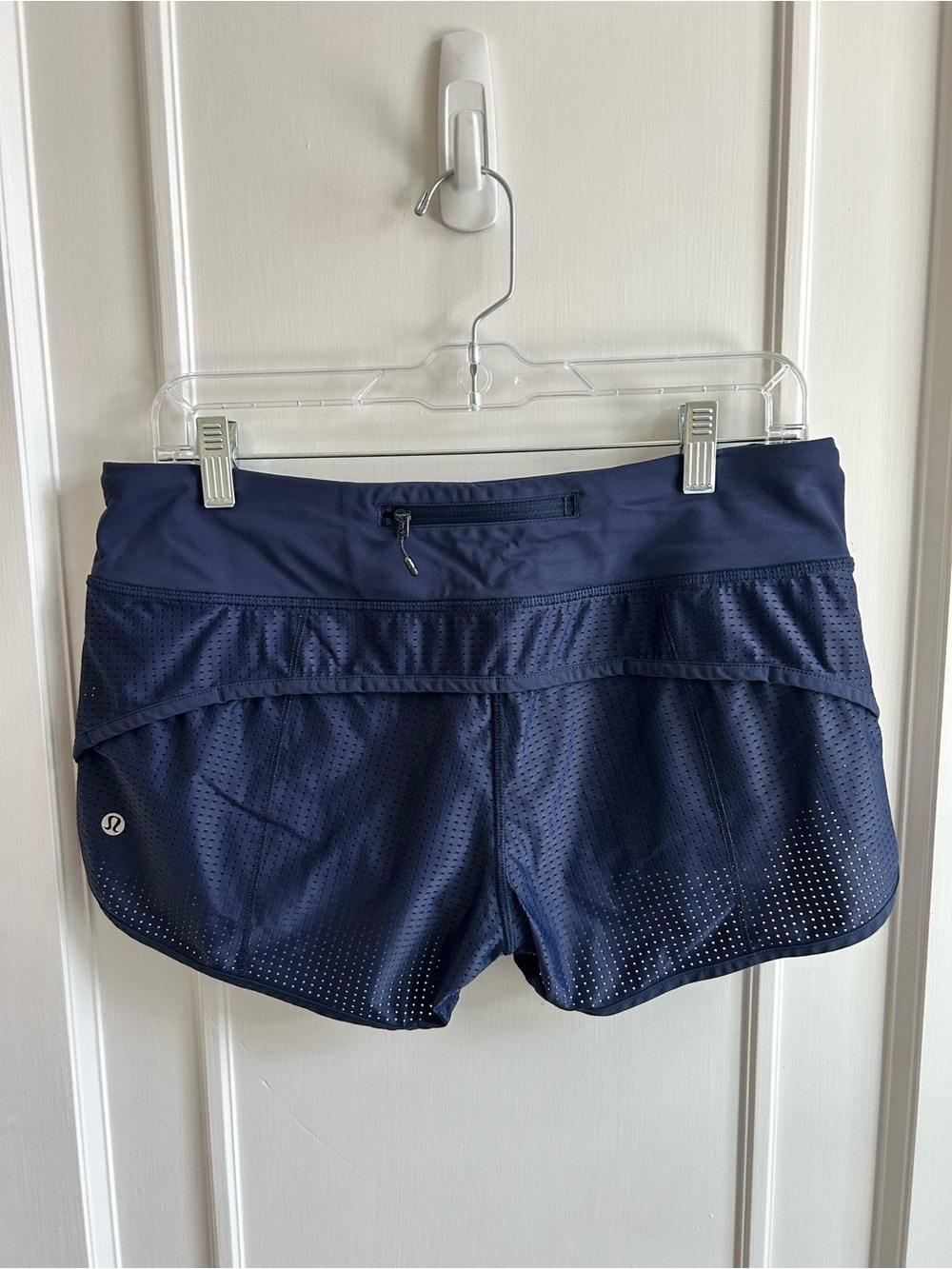 Lululemon Speed Short Deep Mesh Navy Size 8